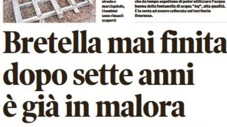 «Ora c’è la fontanella, ma la nostra bretella...»