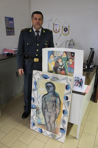 I quadri sotto sequestro
