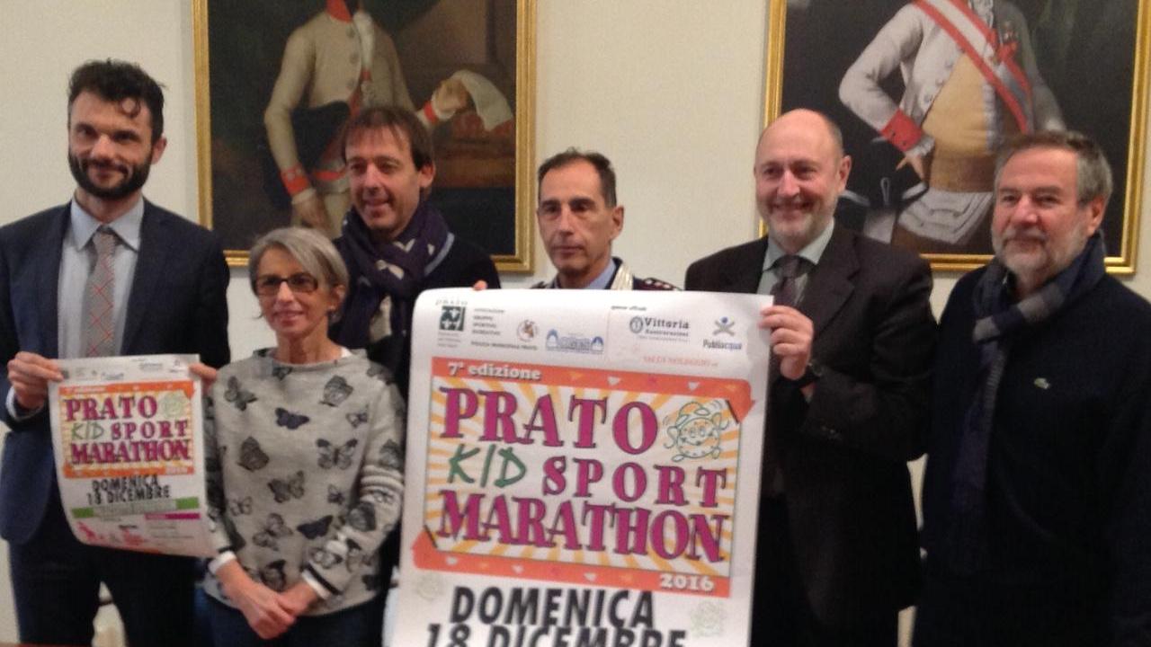 Presentata in palazzo comunale Prato Kid Sport Marathon