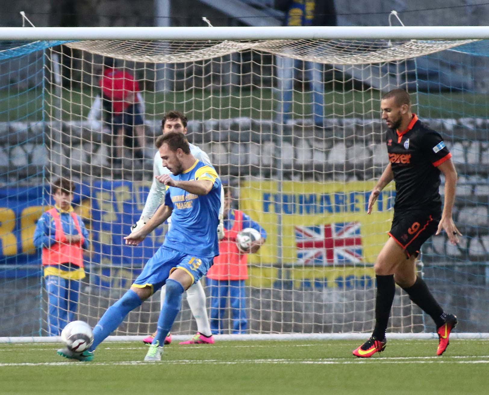 Giacomo Benedini, autore del gol del definitivo 2-1 in favore della Lupa Roma