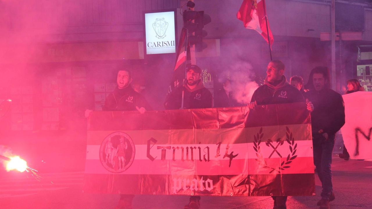 La manifestazione antimoschea