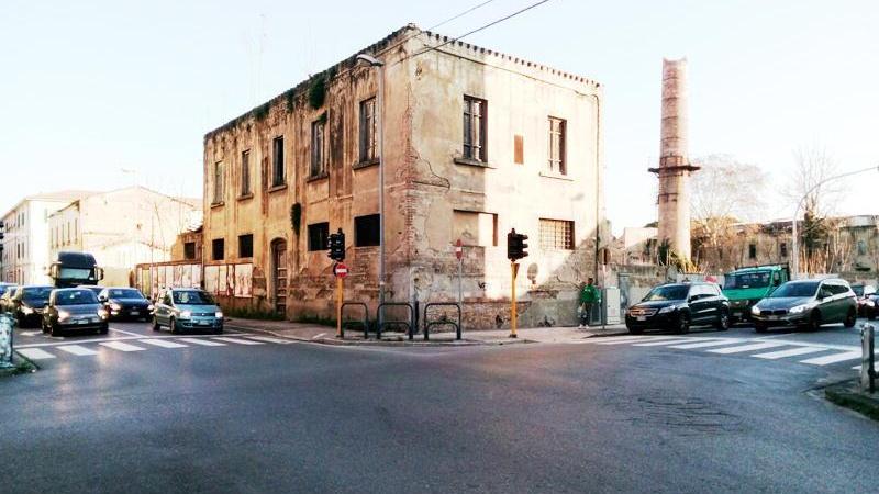 L'incrocio dove verrà sistemato l'apparecchio