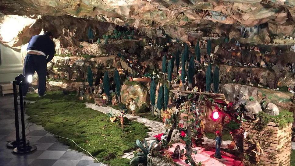 Un presepe opera d’arte che parla dell’Amiata