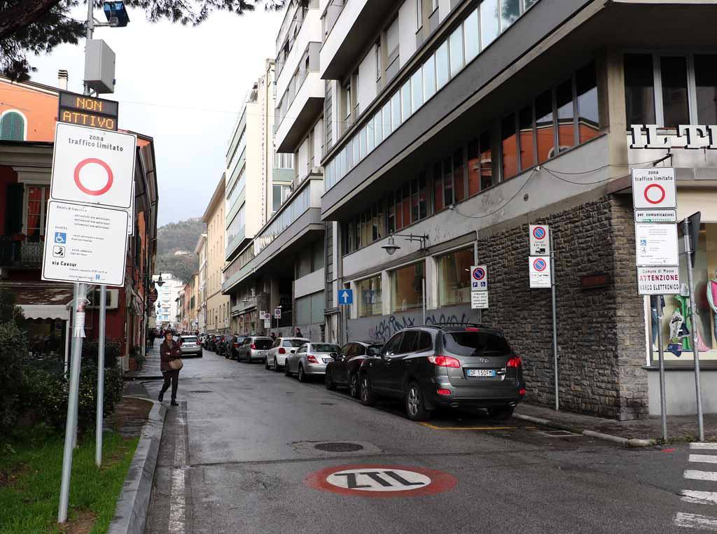 Un varco della Ztl