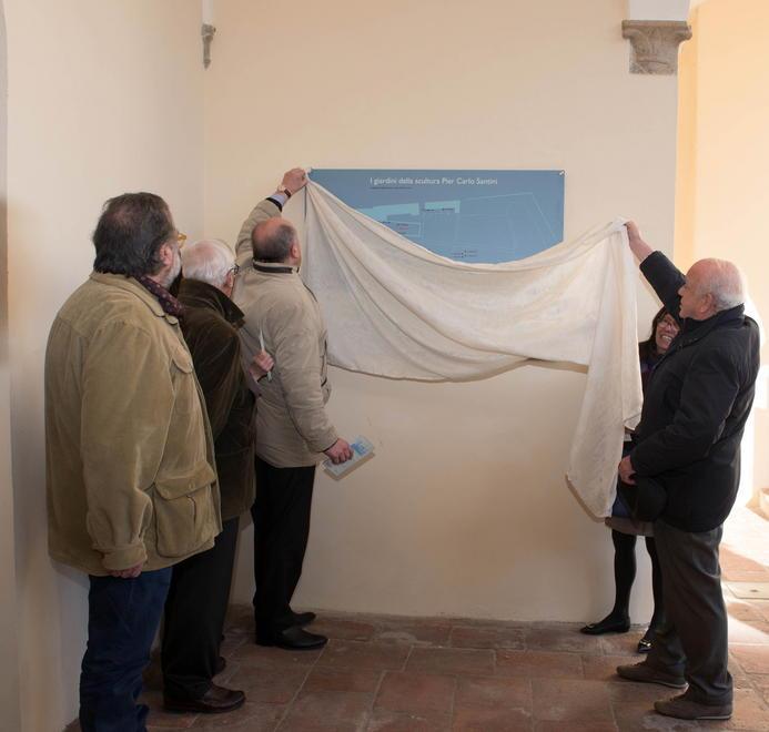 I giardini della scultura come omaggio a Santini 