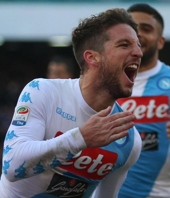 Mertens show, il Napoli affonda il Toro 