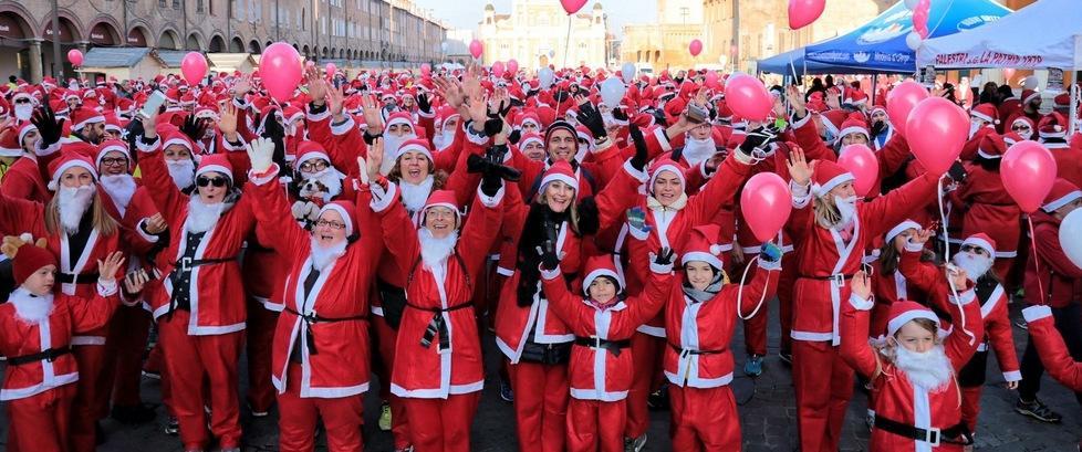 Settecento Babbo Natale di corsa per le strade di Carpi