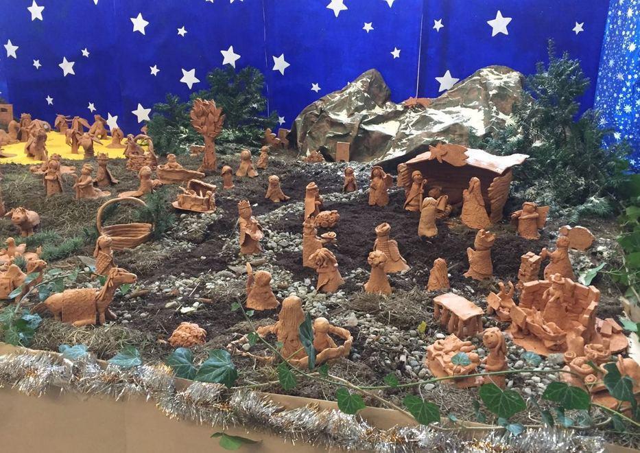 Mostra di tredici presepi degli alunni