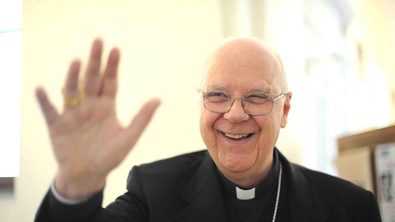Un'immagine sorridente di monsignor Mansueto Bianchi (Foto Gori)