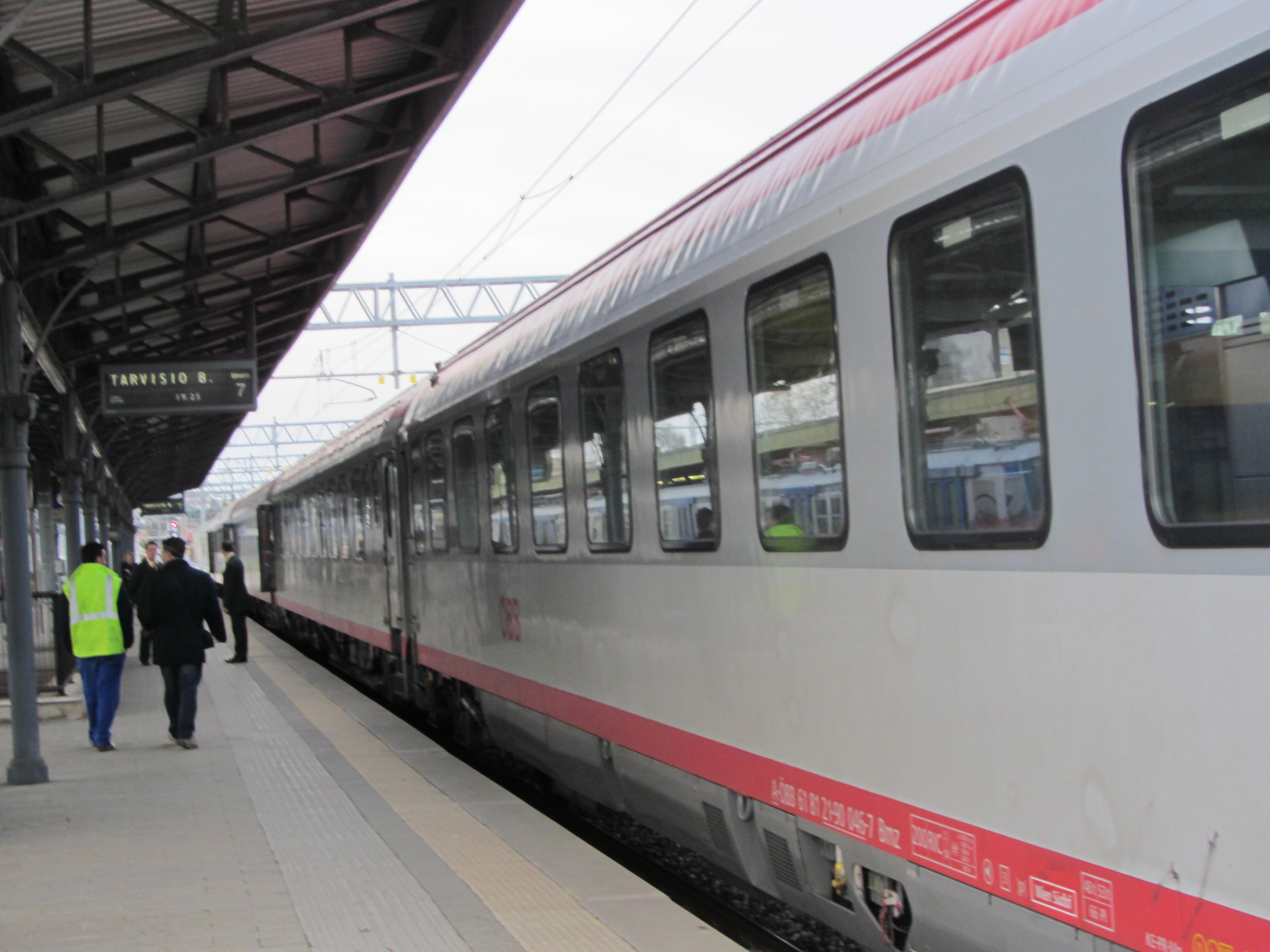 La stazione al confine italiano di Tarvisio