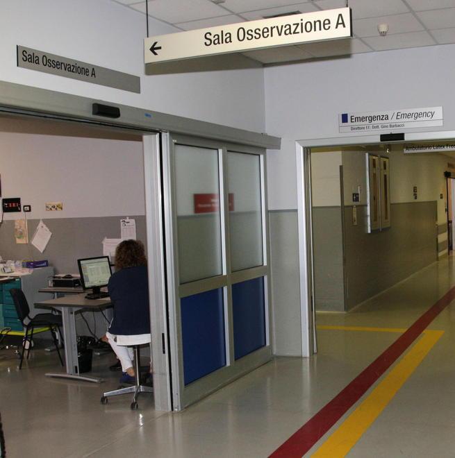 Il pronto soccorso dell'ospedale Versilia