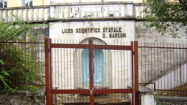 Il vecchio liceo scientifico a San Miniato