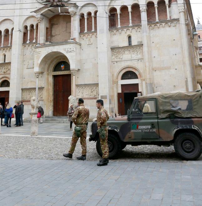 Modena aumenta la vigilanza e le misure antiterrorismo