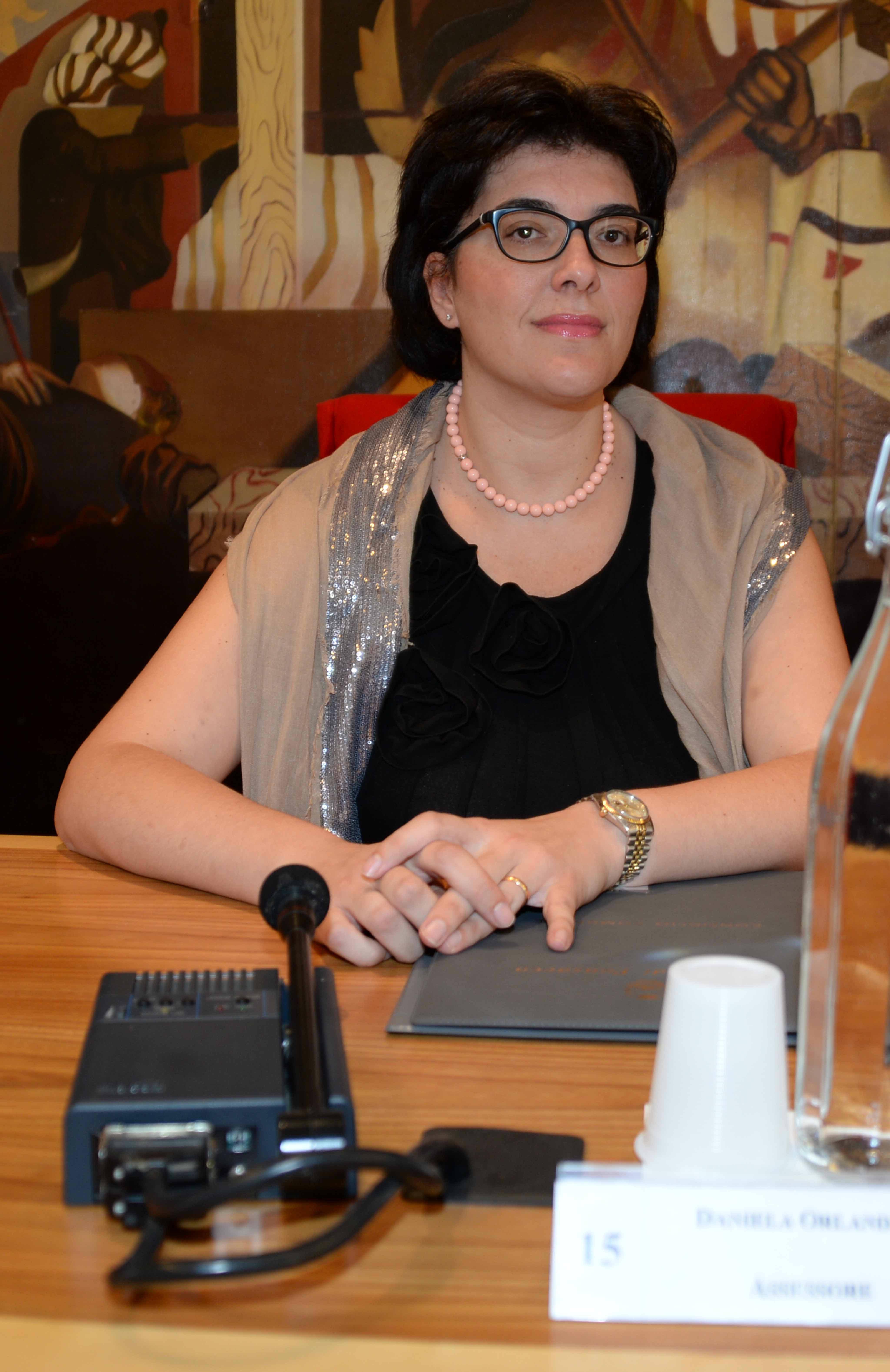 L'ex assessore  Daniela Orlandini