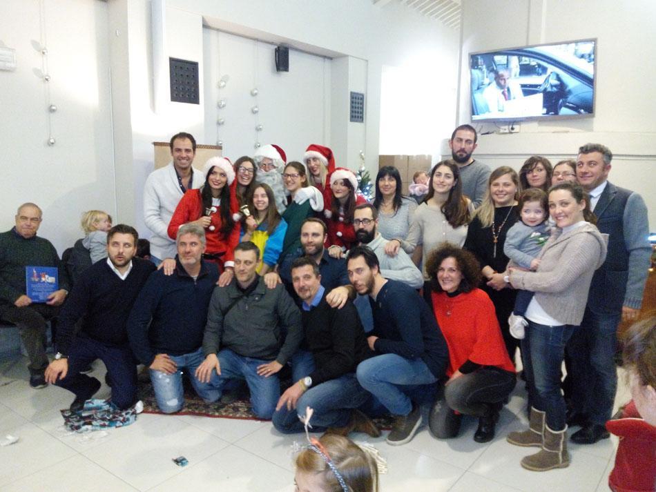 La visita di Babbo Natale nella sede della Misericordia di Prato