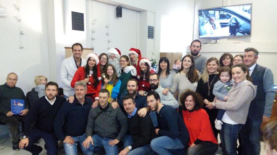 La visita di Babbo Natale nella sede della Misericordia di Prato