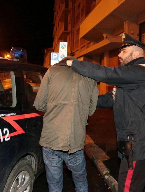 Un arresto dei carabinieri 