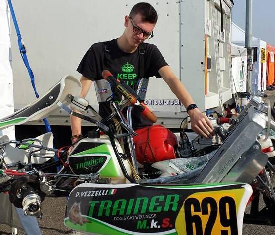Daniele Vezzelli terzo nella KZ2 Nella 60 mini brilla il Formula K 