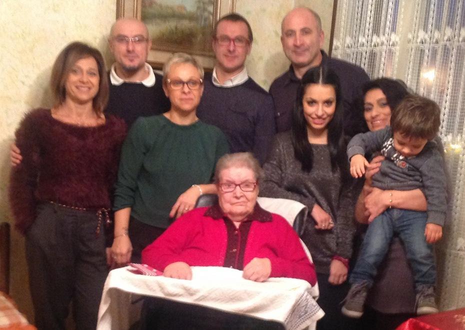 Nonna Adele, 100 anni e 5 generazioni