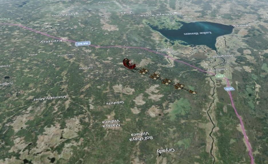 Bambini, eccolo! Il viaggio di Babbo Natale in tempo reale - Video 