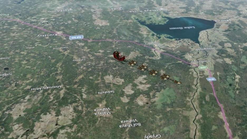 Bambini, eccolo! Il viaggio di Babbo Natale in tempo reale - Video