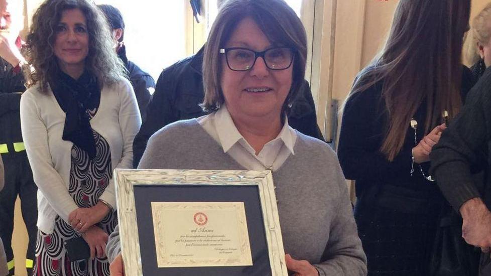 Anna Maria al traguardo della pensione dopo 38 anni