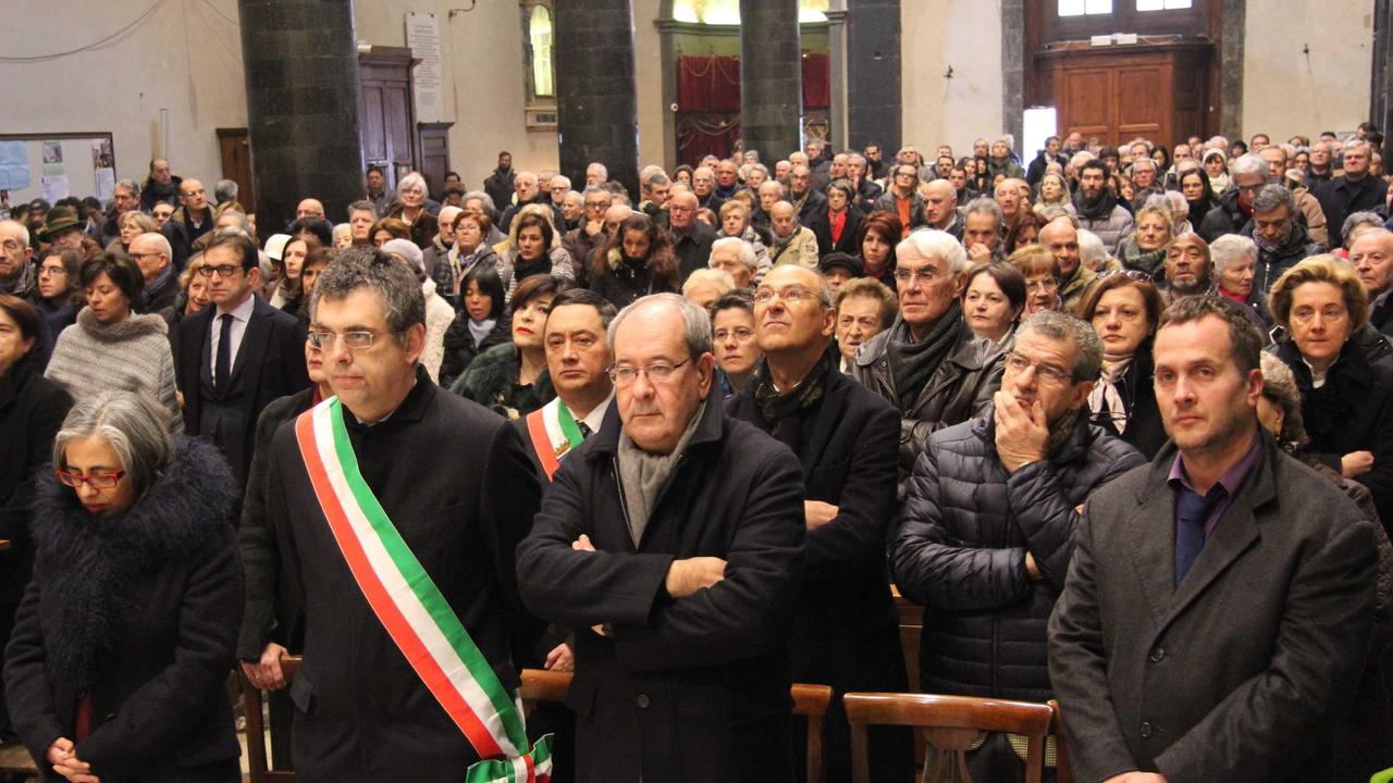 I rappresentanti istituzionali alla messa di Santo Stefano