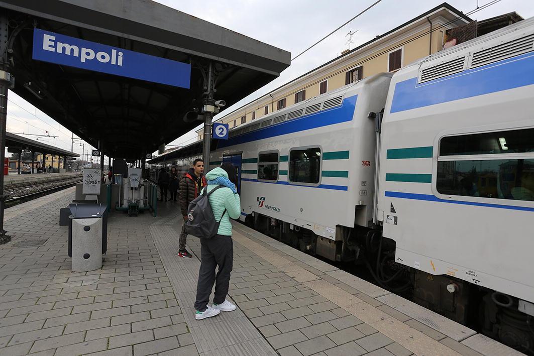 La stazione di Empoli (foto d'archivio)