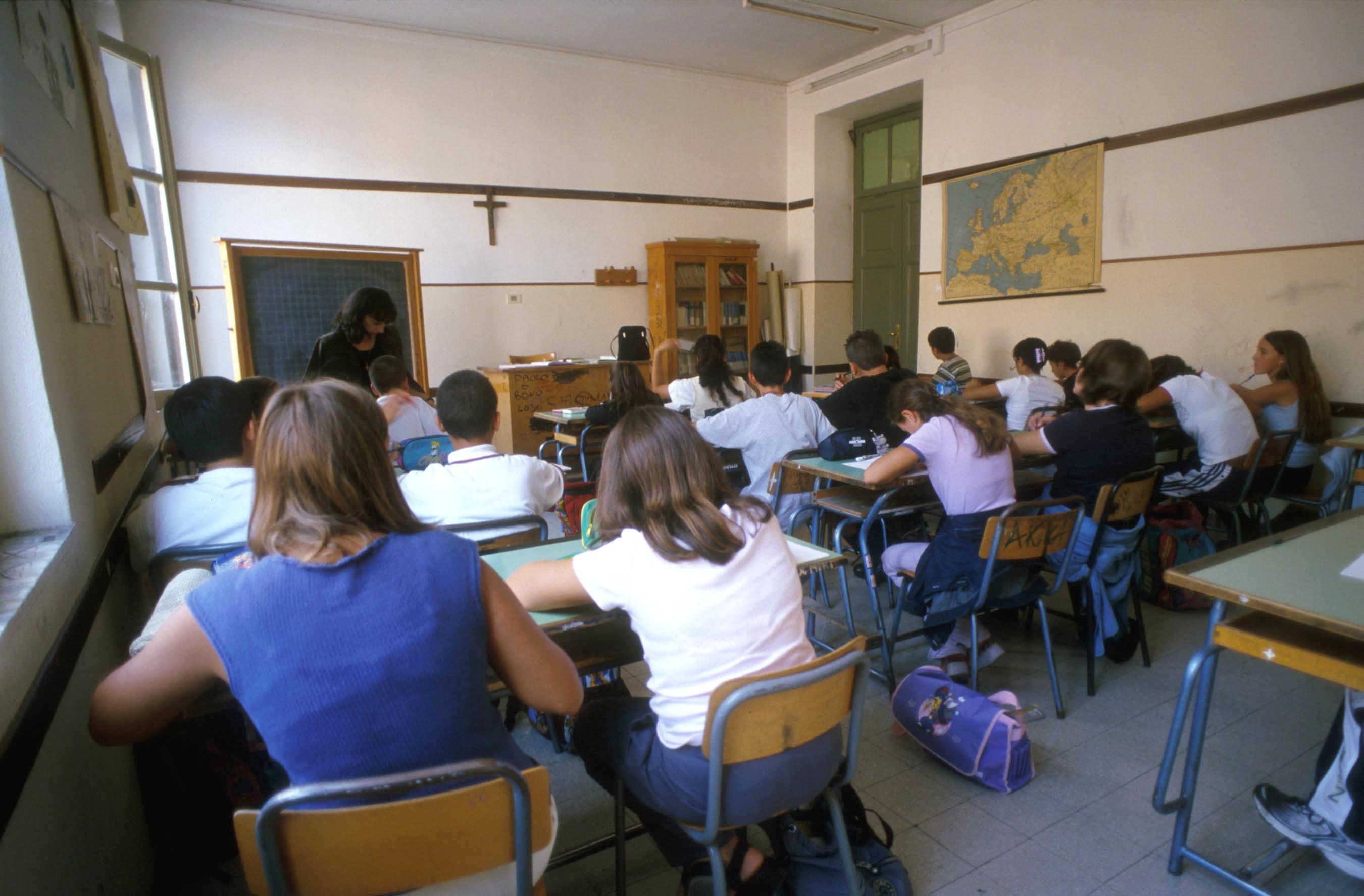 Studenti a lezione