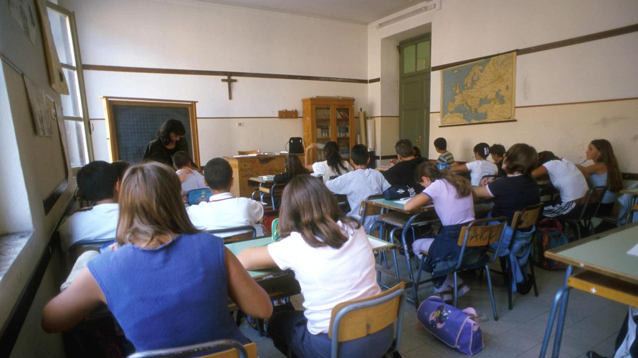 Studenti a lezione