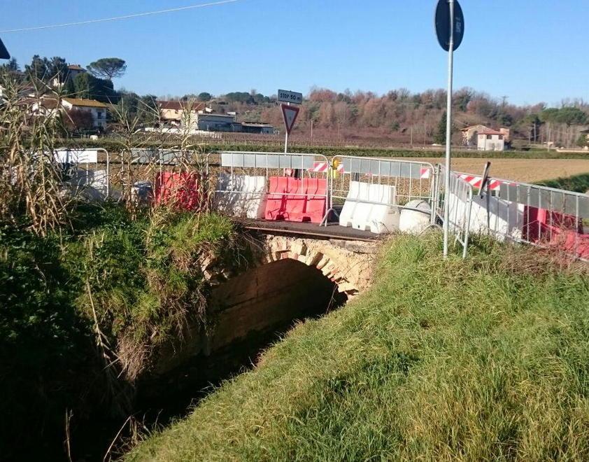 Ponte franato, manca il progetto del Consorzio 