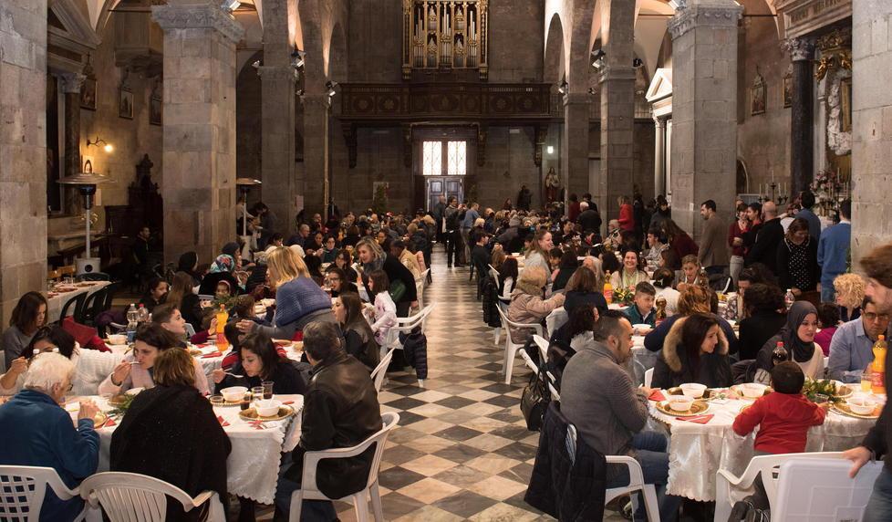 Oltre 250 al pranzo di solidarietà 