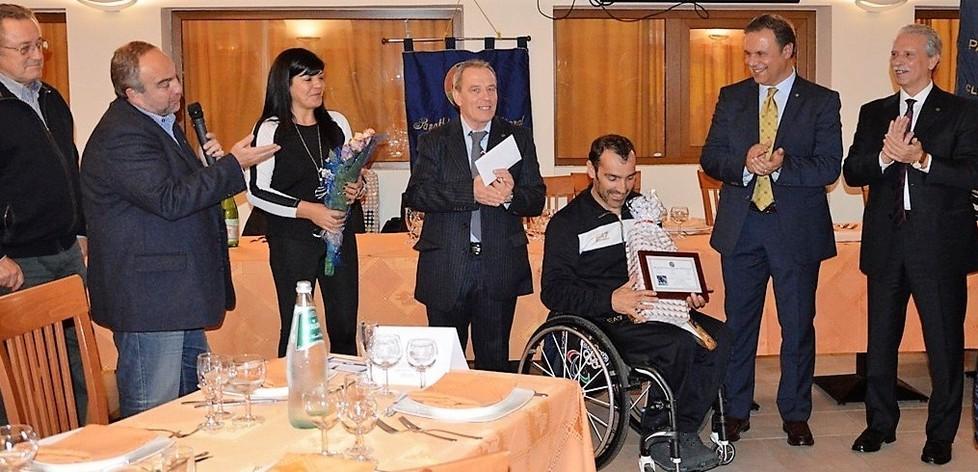Il premio del Panathlon all’olimpionico Nanni Achenza