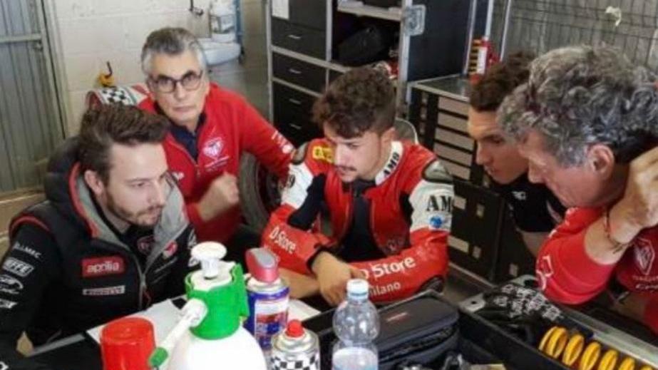 Mantovani scatta in sella all’Aprilia