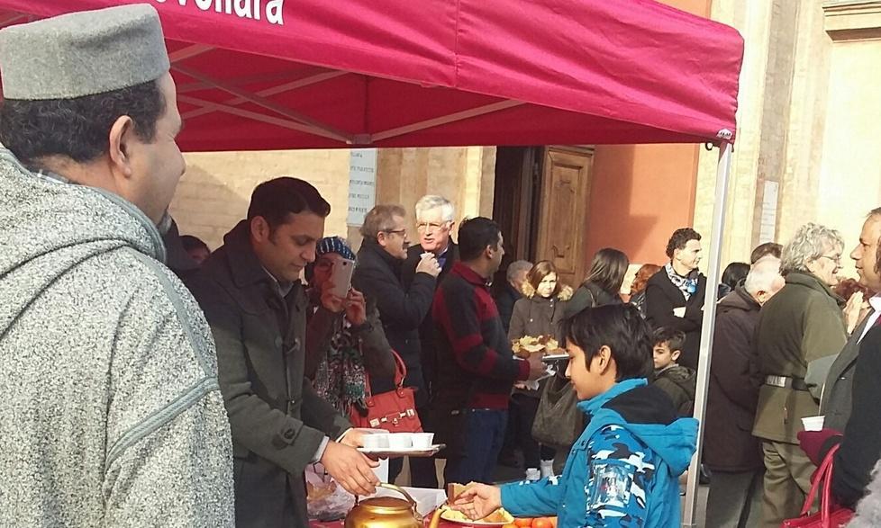 I dolci dei musulmani dopo la messa