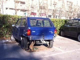 La Panda abbandonata
