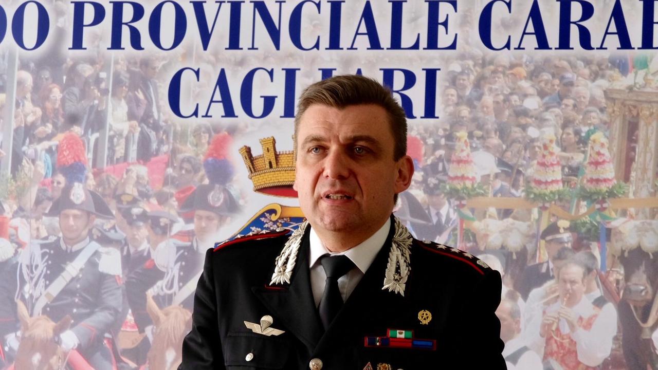 Il colonnello Luca Menniti (foto Mario Rosas)