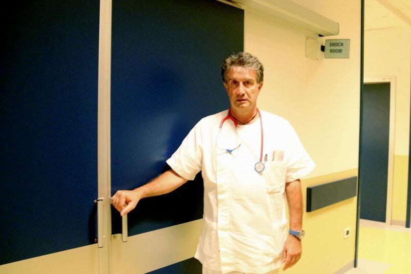 Il direttore del pronto soccorso, Alessio Bertini