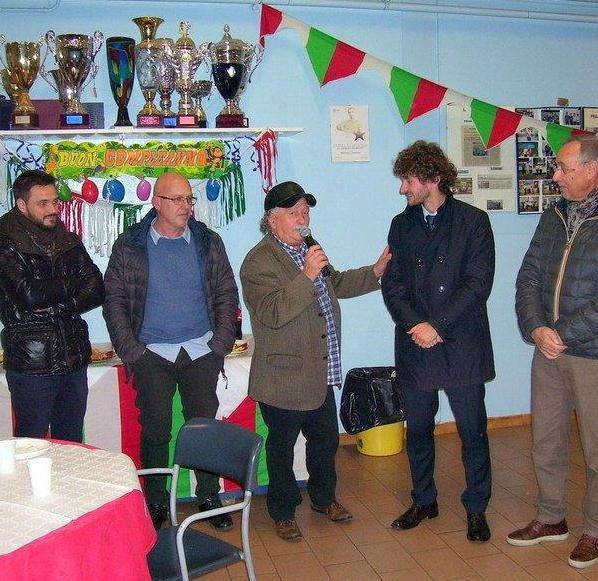 Festa degli auguri al bocciodromo di via Maratona