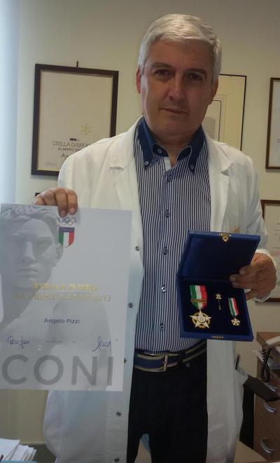 Premiato dal Coni con la stella d’oro