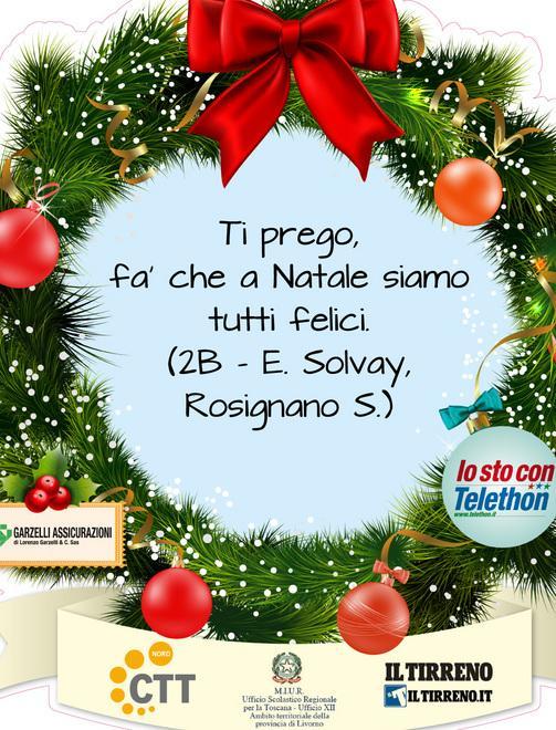 Caro Babbo Natale perché questa sera non vieni a cena da noi? 