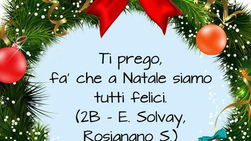 Caro Babbo Natale perché questa sera non vieni a cena da noi?