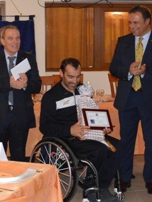 Achenza premiato dal Panathlon 