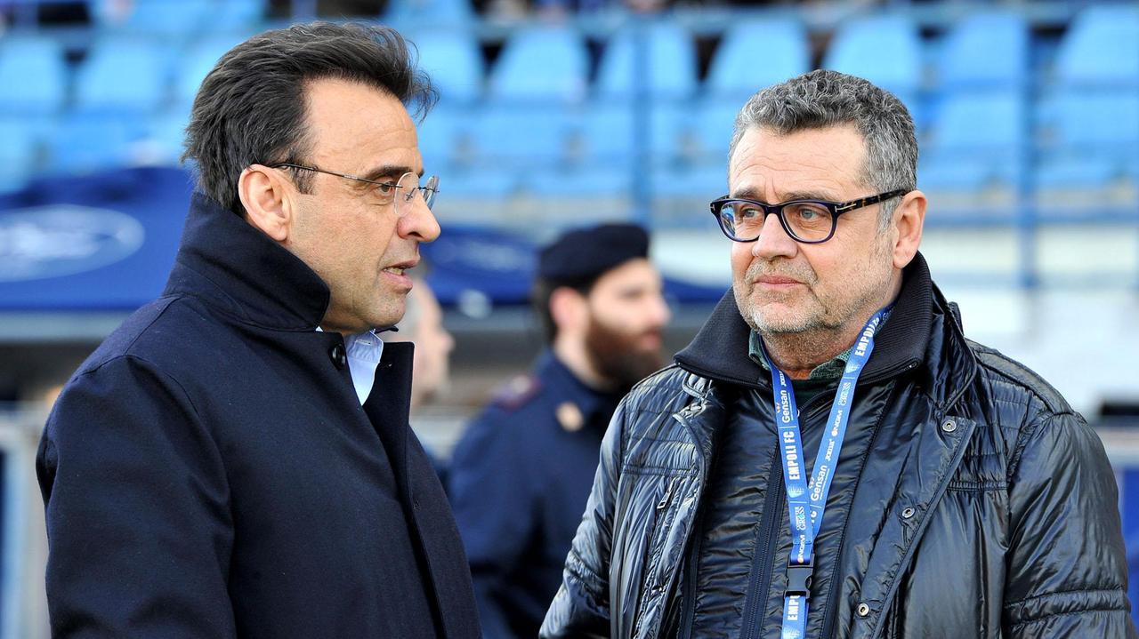 Il presidente Fabrizio Corsi e l'ad Francesco Ghelfi (foto LaPresse/Jennifer Lorenzini)