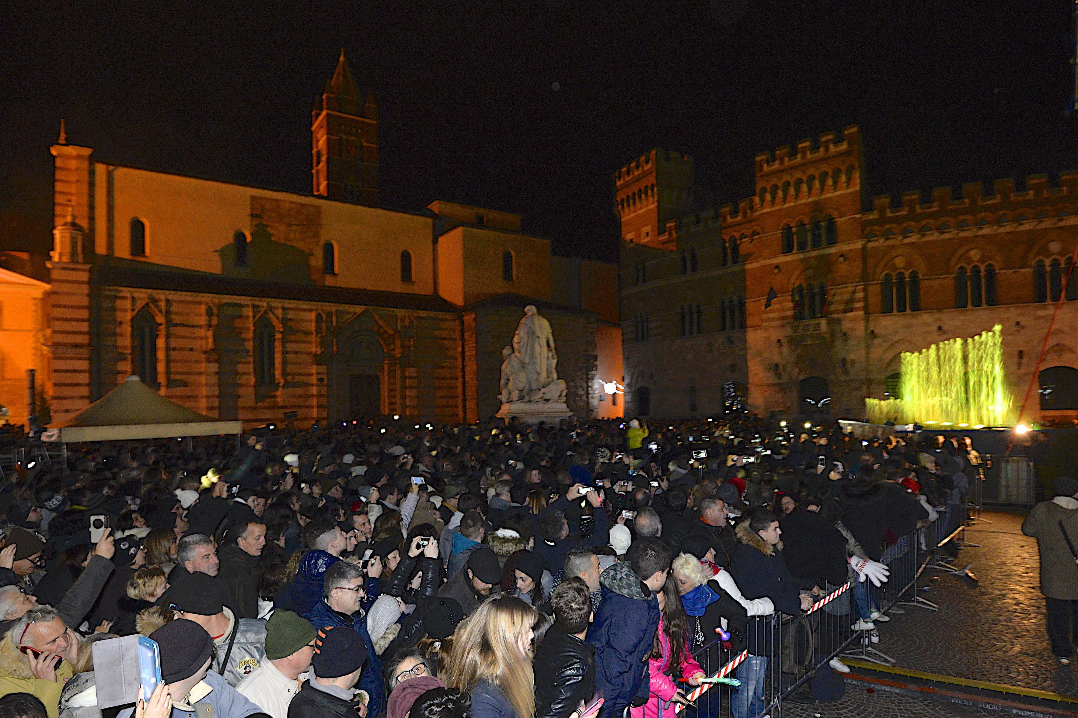 Capodanno 2015 in piazza a Grosseto 