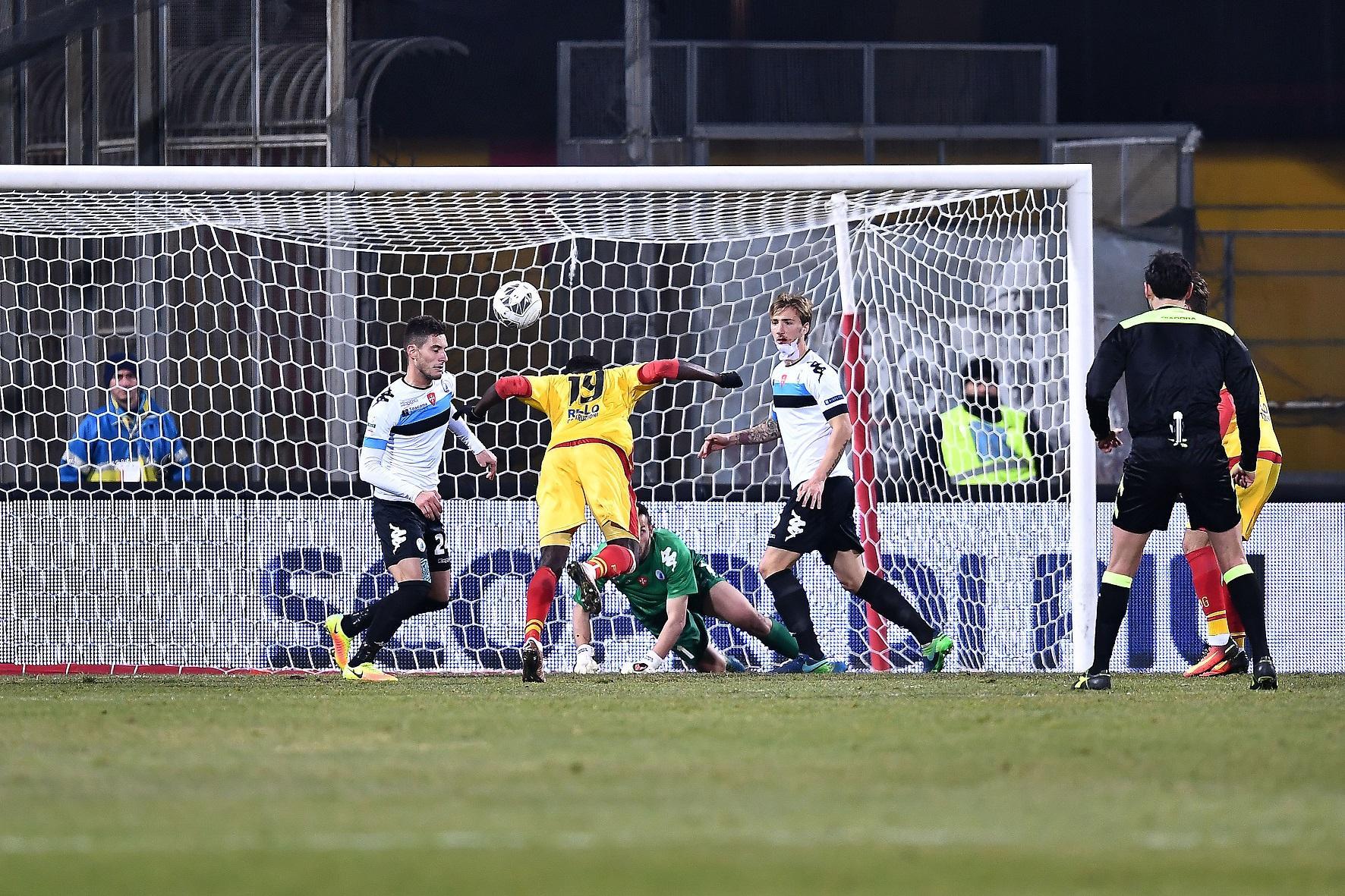 Il gol decisivo di Cissè al 31' pt (LaPresse)