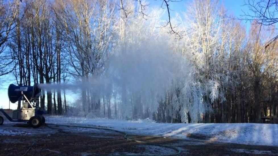 Temperatura giù Cannoni in azione