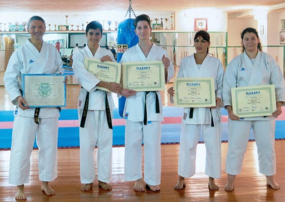 I Samurai crescono: dieci promossi agli esami di fine anno