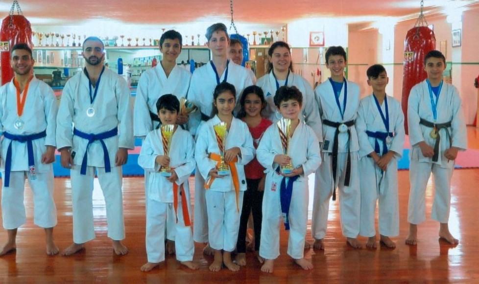 I ragazzi dello Shotokan Sassari in campo per Telethon a Ittiri 