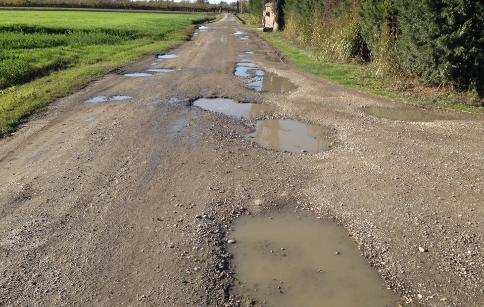 «Vi sembra una strada dignitosa?» 